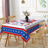 Lofaris American Flag Dwarf Independence Day Tablecloth